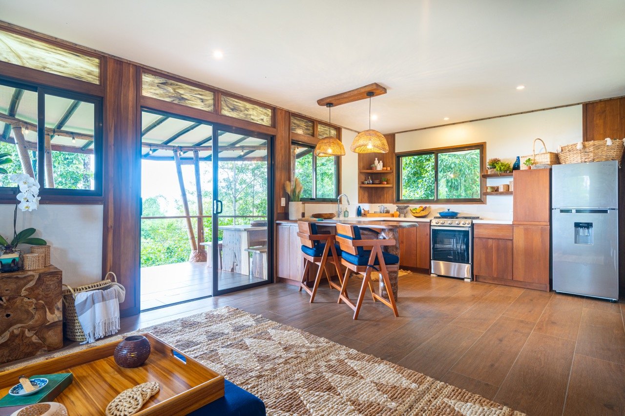 Property exterior with mountain views